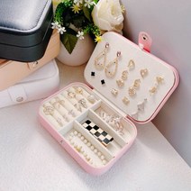 [N2Y] 보석함 파우치 똑딱이 수납 고급스러운 귀걸이 반지 #999EA