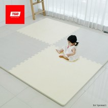 티지오 방방 퍼즐매트 100X100cm 두께 3cm, 01_100x100x3cm (1장)/크림