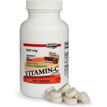Landau 츄어블 비타민 C 캔디 300mg 매우 맛있는 베리 맛(500개), 한개옵션1, 01 100 Count