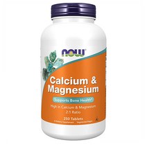 나우푸드 칼슘 1000mg 마그네슘 500mg 250정, 1개