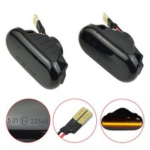 닛산 자동차 차량 부품 car dynamic side marker led 방향 지시등 큐브 z11 tiida c11 note e11 ne11 micra k12 np300 d40, 다이나믹 훈제