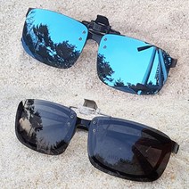 썬가드광학 클립형 선글라스 수퍼편광, 스모크(소)