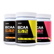 오늘의바디 BCAA 드래곤 필수 아미노산 종합보충제 레몬맛 복숭아맛 오렌지맛, 레몬+복숭아+오렌지