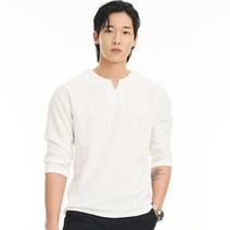 데이블랙 남성용 브이 트임 7부 티셔츠 DBL001101082