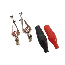 velton 악어클립 악어집게 동클립 크립 DIY 악어크립 테스터집게 어스집게, .개, SAC_06.악어튜브타입10A(2개발송)