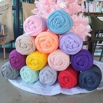시즌 신제품 자이얀트 빅얀 500g 지름2.5cm DIY 왕모찌실 패브릭 얀 굵은실 암 핸드 니팅 루피망고실, 민트