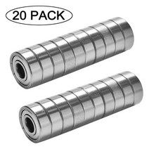 20pcs 다기능 608ZZ 볼 베어링 탄소강 단일 행 8x22x7mm ABEC7 그루브 미니어처 교체