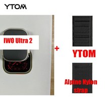 IWO 시계 2 49m H11 SmartWatch 스마트 워치 시리즈 8 남성용 49MM NFC 방수 PK MT8, [01] 1PCS(iwo ultra 2), [07] alpine black