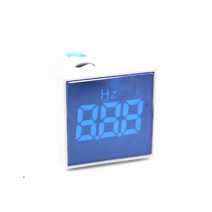미니 LED 디지털 디스플레이 Hertz 주파수 측정기 대형 스크린 표시기 테스터 20-75Hz 22mm AC24-500V, 04 blue_01 20-75Hz