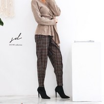 스타일디오 낭만체크 조거팬츠