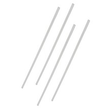 Heyiarbeit 4피스 아크릴 라운드 로드 0.6cm 직경 직선 라인 솔리드 PMMA 바 DIY 공예 캔디 화이트