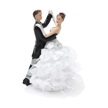 북유럽 커플 인형 조각 신부와 신랑 입상 예술 공예 홈 액세서리 기념일 생일 선물 거실 장식, 수지 천, B