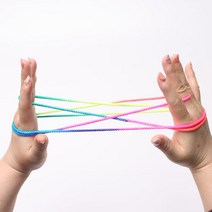 무지게 실뜨기실 실뜨기 만들기세트 전통놀이 칠교, 1개