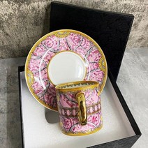 카페커피잔 예쁜커피잔 엣지 찻잔세트 우아한 스타일 케이터링 뼈 중국 컵 멀티 간단한 세라믹 커피 컵과 접시 세트 2 상자, 답 10