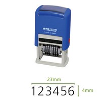 만년6단 넘버링 자동 탬프 C-0409