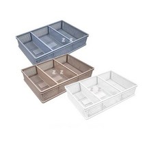 다용도바구니 칸칸 바스켓특대(약36.2x24.2x8.3cm)칸막이 분리가능 수납정리함-2802EA, 본상품선택
