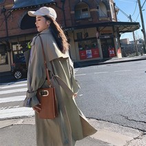여성루즈핏자켓 봄가을 트렌치코트 아우터 바바리자켓