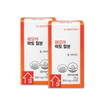 임산부 임신 여성 철분제 비헴철 고함량 철분 비타민C 영양제 청소년철분제 비동물성 무부형제 2통
