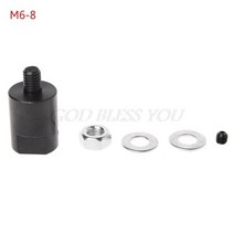 드릴날연마기 드릴 비트 연마기 드릴날 연삭기 수리 샤프너 마모날 m6 3.174568mm 톱날 커넥팅로드 앵글 그라인더 스핀들 어댑터 폴란드어 절단기 전기 드릴 모터, 8