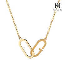 골드앤 18K 위드링 목걸이