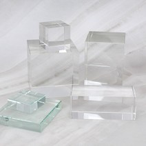 촬영용 투명 크리스탈 받침대 누끼촬영 반사제품촬영, 07 스몰 G 20x15x2cm