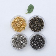 짱패브릭 인형옷부자재)(20세트) 내경 1.5mm 미니인형아일렛, 흑니켈