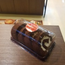 5045. 롤(미니)케익케이스 - 중앙 1pc (밑판 색상 바뀔수있음 갈색 검정랜덤 ), 1개