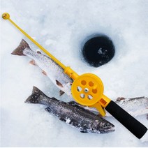 빙어 낚시대 얼음 낚시 견지대 송어 릴 산천어 웜 빙어 잡이 키트, 6낚시용품-양털깔창