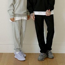 남성 트레이닝 바지 깔끔한 여성 일자 빅사이즈