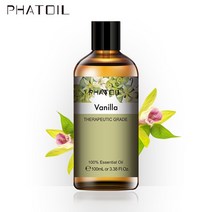 가습기 100ml 라벤더 재스민 바닐라 오일 수면 용 아로마 테라피 가습기 디퓨저 캔들 용 에센셜 오일 DIY, 08 Vanilla_01 100ml