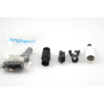 암페놀 Ampenol XLR 캐논 커넥터, 암, 레드