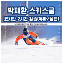 비발디파크 박재환 스키스쿨 2시간 스키강습(코치반), 10:30, 1:2