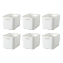무인양품 MUJI 폴리에틸렌 수납 케이스 L 6개 4549738749486, 24개