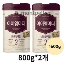 아이엠마더 분유 2단계, 1600g, 6개