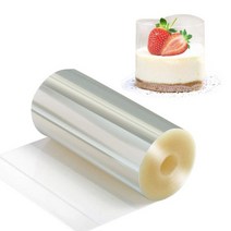 케이크 칼라 무스 가장자리 랩 하드 바운드 주변 디저트 PET 플라스틱 베이킹 장식 도구 10 m, 15cm