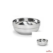 이중진공 스테인레스 냉면기 20CM 비빔그릇 유기면기 비빔기 유기냉면그릇 면그릇 비빔그릇 업소면기