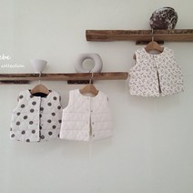 맥)구름퀼팅양면조끼 V0913