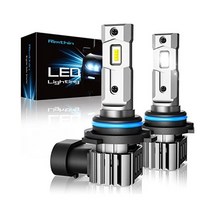 테두리 H11 LED 전구 60W 16000 LM 냉각 팬이 초밝은 조명 6000K 쿨 화이트 IP67 방수 설치, 쿨 화이트., 9006/HB4