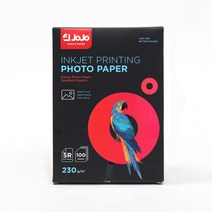 5X7 광택 잉크젯 인화지 230g 100매 포토용지, 단품
