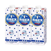 일본 아사히 칼피스 음료 원액 1L 3팩