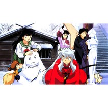 HAPPY 3D 이누야샤 보석십자수 라운드 큐빅 DIY 세트 직장인 집순이취미 비즈 태교십자수 20000515, 90x170