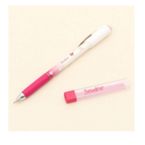 쏘우라인 재단용샤프 + 초크 세트, pink, 4개