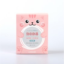 캣츠모리 와이어츄 고양이껌 닭가슴살 고양이간식 15g, 닭고기맛, 3개