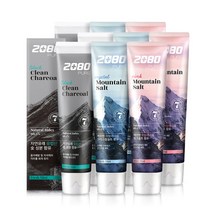 2080퓨어솔트치약핑크민트향 2080퓨어솔트치약크리스탈민트향 2080퓨어블랙치약차콜민트향 120gx9개, 120gx9개 핑크3크리스탈3차콜3