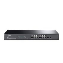 TP-Link TL-SG2218 2개의 SFP 슬롯이 있는 16포트 기가비트 관리 네트워크 LAN 스위치(19인치 랙 마운팅 중앙 클라우드 관리 Omada-SDN IPv6 QoS IGMP LAN) 블랙 비즈니스 네트워크 -13759