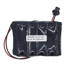 도시바 6V AA 2000mAh JST-RED-2P 니켈수소 Ni-MH 수신기 RC 메탈스턴트 몬스터 무선 RC카 포크레인 덤프 탱크 배터리 건전지 충전지