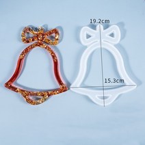 크리스탈 수지 실리콘 금형 크리스마스 트리 눈꽃 천사 장식 금형 DIY 디퓨저 석고 액세서리 제작 도구, 11