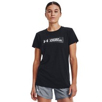 국내 매장판 언더아머 UNDERARMOUR 프린트 필 워드마크 반팔티 1378969-001