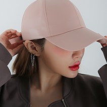 라핑 레더 무지 가죽모자 남자 여성 볼캡 인조가죽 야구모자