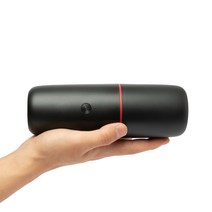 프레피 휴대용 무선 진공 청소기 + 먼지통커버 + 2 in 1 브러쉬 + USB-C 케이블 + 호스노즐 + 파우치 세트, 블랙(청소기)